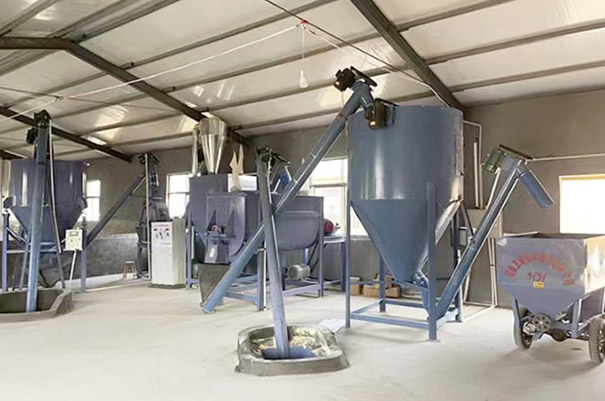 Feed production line